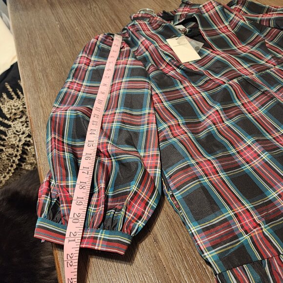 Tuckernuck Highland Tartan Palmerston Dress NWT Green XL - Picture 7 of 12